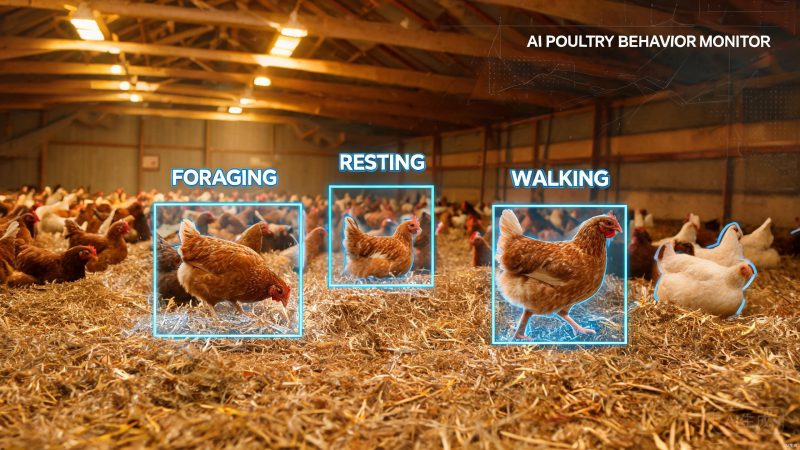 鸡行为检测数据集 | 目标检测 | 动物识别-YOLO数据集