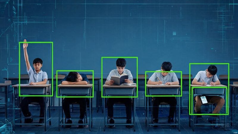 5种学生行为检测数据集 | 目标检测 | 工业制造-YOLO数据集