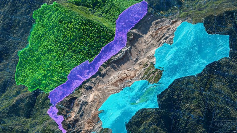 航拍山体滑坡数据集 | 实例分割 | 航空遥感-YOLO数据集