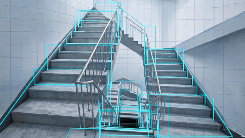 楼梯数据集 | 目标检测 | 建筑施工-YOLO数据集