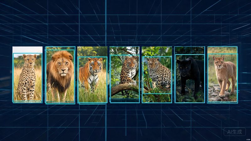 10种大型猫科动物分类数据集 | 目标检测 | 动物识别-YOLO数据集