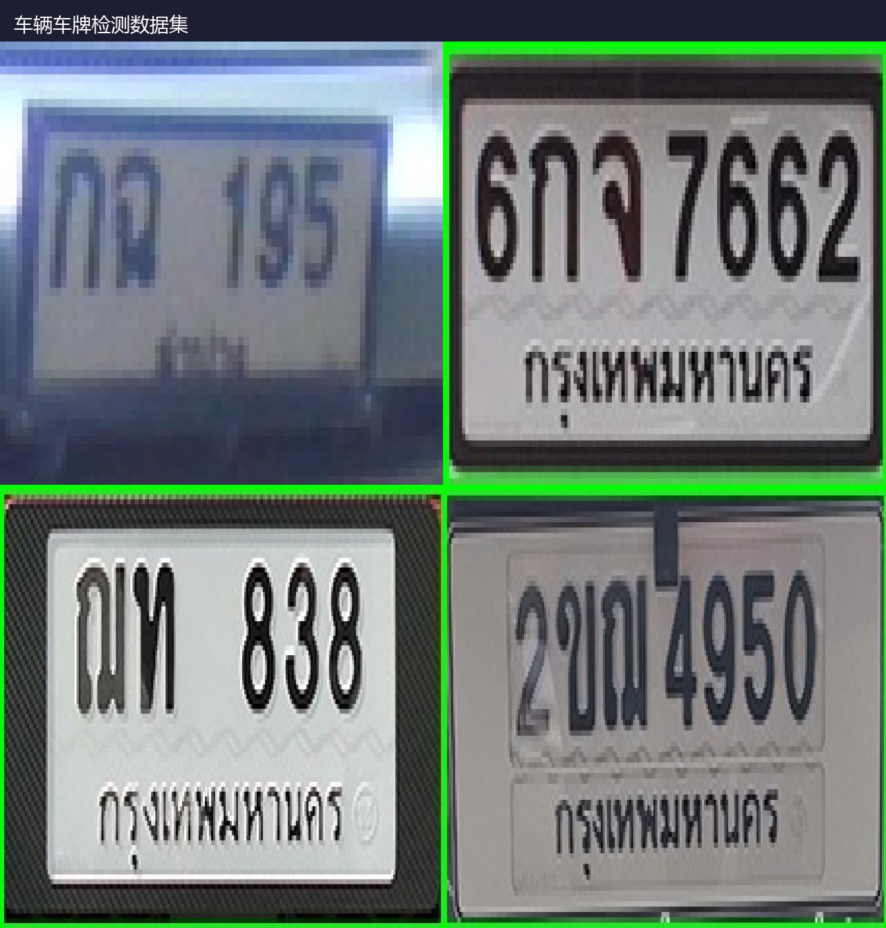 车辆车牌检测数据集 预览图