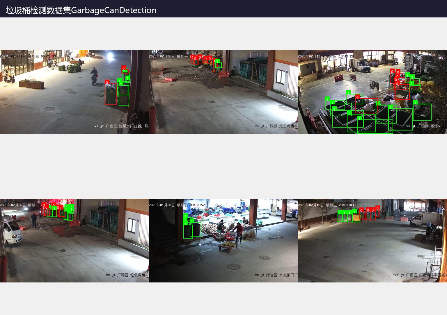 垃圾桶检测数据集GarbageCanDetection 数据集预览